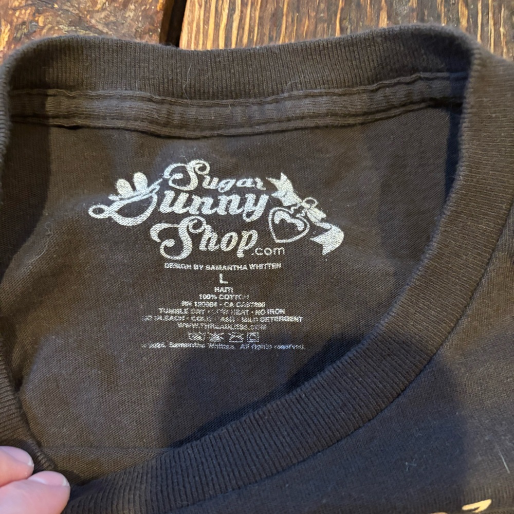 Hot Topic Coffee Cat Shirt - Picture 4 of 4